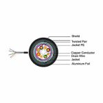 کابل شبکه Cat5e SFTP Outdoor سانت