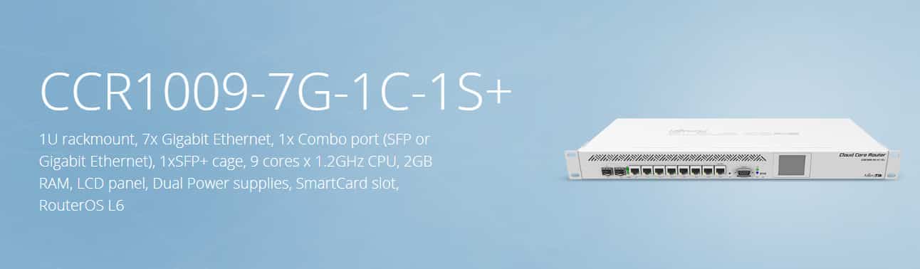 CCR1009-7G-1C-1S-Plus یک روتر حرفه ای