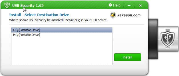 نرم افزار Kakasoft USB Security