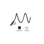 کابل 2 در 1 لایتینگ/ MicroUSB با روکش بافته شده-ای دیتا