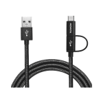 کابل تبدیل دو منظوره USB به USB-C/Micro USB-ای دیتا