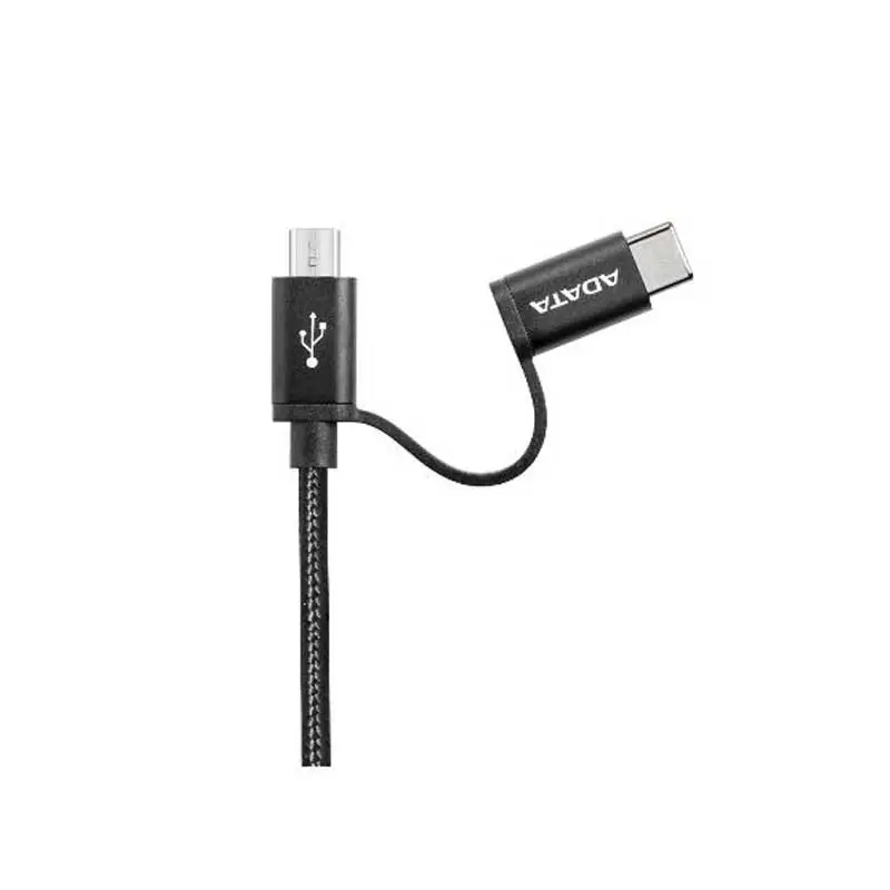 کابل تبدیل دو منظوره USB به USB-C/Micro USB-ای دیتا