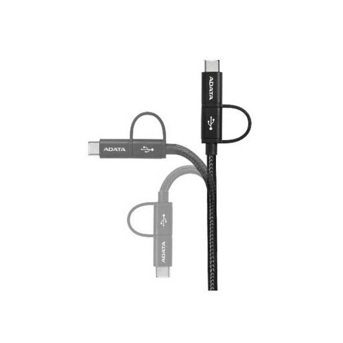 کابل تبدیل دو منظوره USB به USB-C/Micro USB-ای دیتا