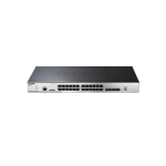 سوییچ DGS-3120-24TC دارای 20  پورت گیگابیتی شبکه و 4 پورت ترکیبی BASE-T/SFP1000 می باشد
