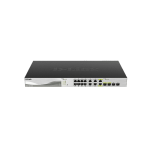 سوییچ DXS-1100-16TC دارای 12 پورت 10 گیگابیتی شبکه ,دو پورت ترکیبی+10GBASE-T/SFPو دو پورت +SFP است