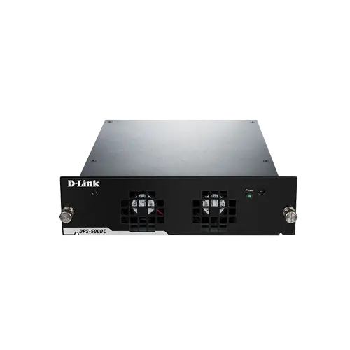 منبع تغذیه DPS-500DC دی-لینک با توجه به نیاز سوییچ های اترنتی و گیگابیتی دی-لینک طراحی شده است.