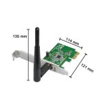 کارت شبکه PCI بی سیم N150 مدل PCE-N10 ایسوس - تصویر 4