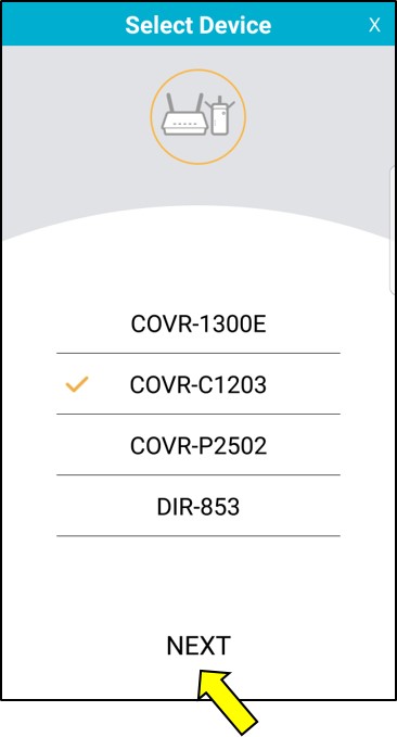 اپلیکیشن d-link COVR-C1203