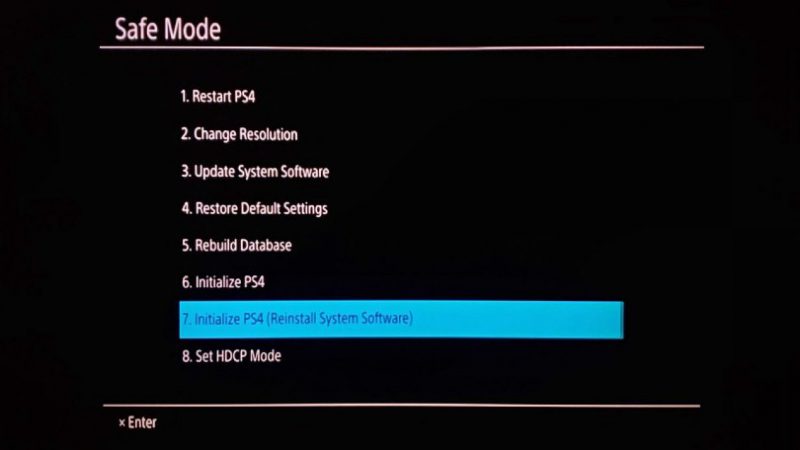 ارتقا هارد PS4 به SSD : نصب نرم افزار PS4
