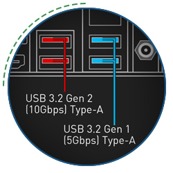 تشخیص سرعت پورت USB 3.2