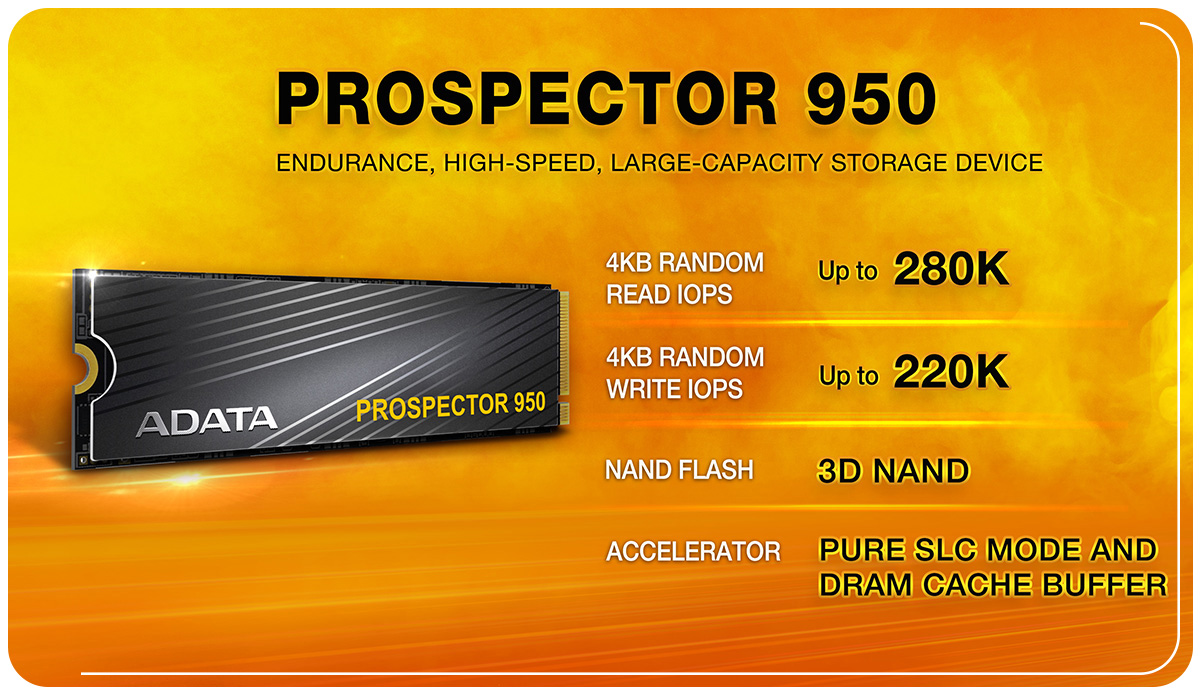 حافظه اس اس دی مدل PROSPECTOR 950 ای دیتا