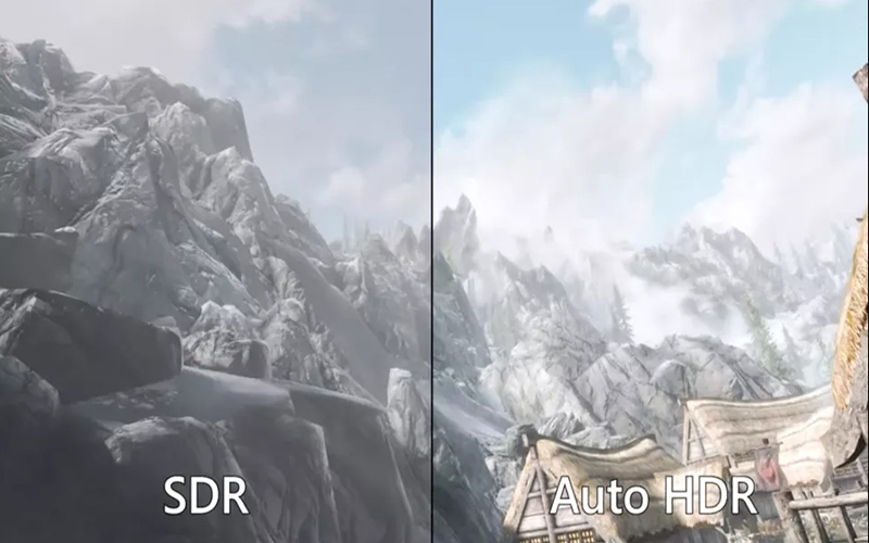 مقایسه بهبود کیفیت تصویر با کمک Auto HDR