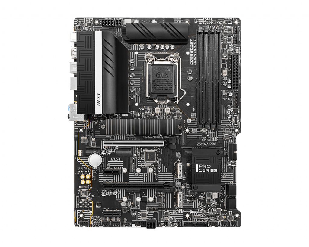 Z590-A-PRO Front view