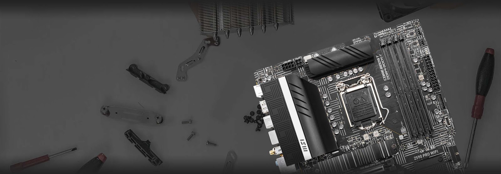 مادربرد MSI Z590 PRO WIFI نصب و راه اندازی آسان مادربرد MSI Z590 PRO WIFI