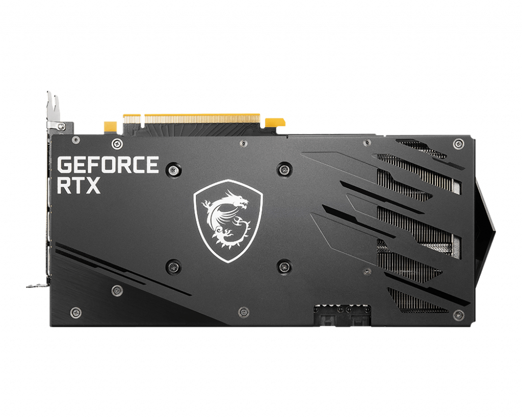 بک پلیت فلزی کارت گرافیک ام اس آی GeForce RTX 3060 GAMING X 12G