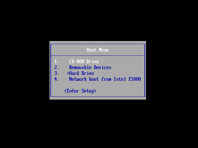 بوت از طریق CD در منوی بوت BIOS/UEFI