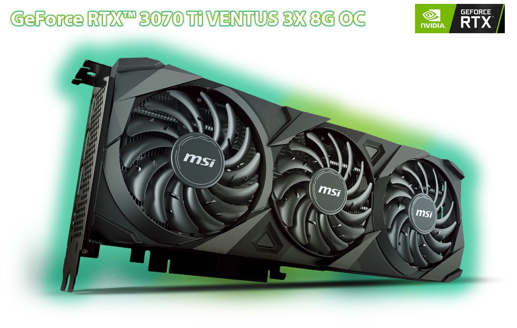 کارت گرافیک NVIDIA GeForce RTX 3070 Ti VENTUS 3X 8G OC