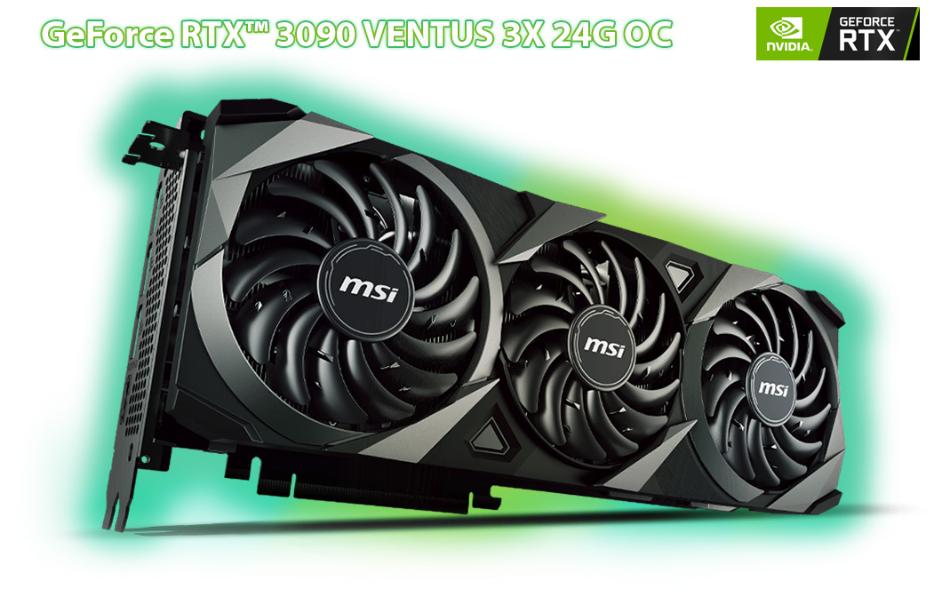 GeForce RTX™ 3090 VENTUS 3X 24G OC