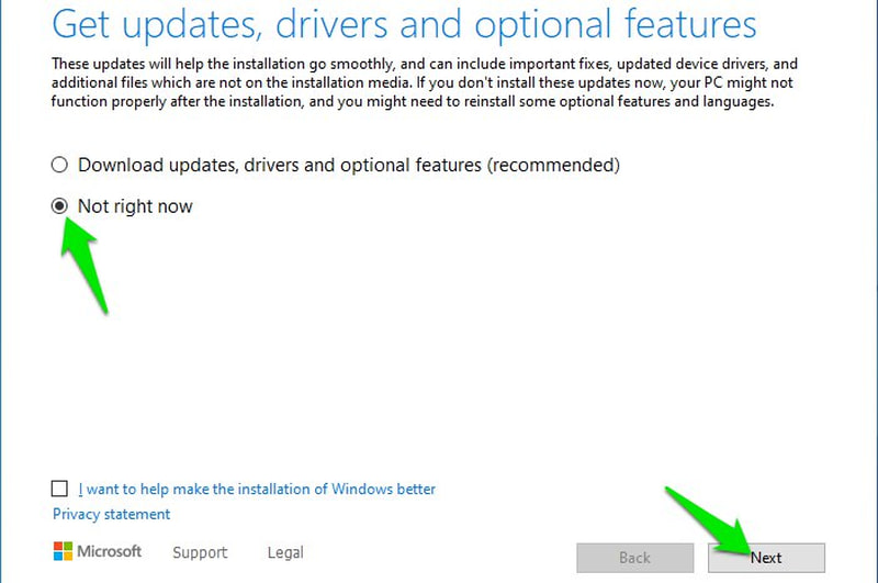 Change how Windows Setup downloads updates