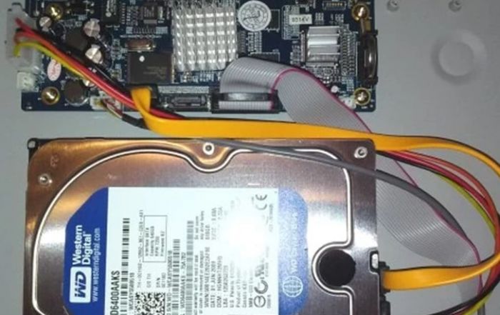 تست هارد دستگاه DVR
