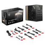 منبع تغذیه (پاور) گیمینگ MSI MEG Ai1300P PCIE5 - تصویر 2