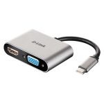 هاب USB-C به HDMI و VGA‌ دی لینک مدل DUB-V210