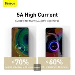 کابل شارژ Type-C به Type-C بیسوس سری Cafule