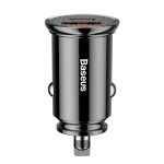 Baseus Circular Plastic A+C 30w PPS Car Charger Black