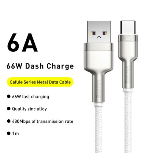 Baseus CAKF000102 Cafule Series 66W USB to USB-C / Type-C Metal Data Cable