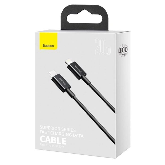 USB-C / Type-C - Lightning / iPhone 100cm Baseus CATLYS-A01 cable with support for 20W PD fast charging