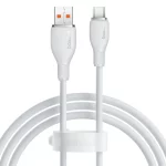 Baseus Pudding Series Fast Charging Cable USB to USB-C 100W, 1.2m - White