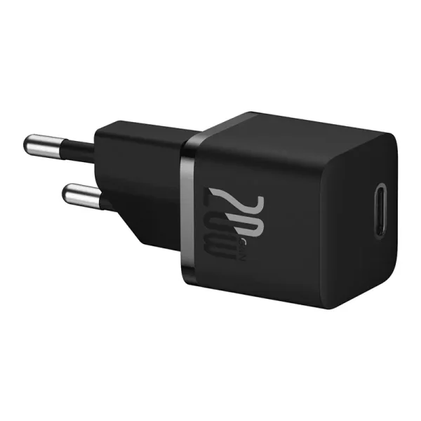 Baseus GaN5 EU Type C 20W Mobile Phone Travel Adapter Mini Fast Charger