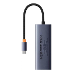 USB Hub 5-in-1 Hub Baseus UltraJoy Series USB-C to HDMI4K@30Hz+3xUSB 3.0+1xPD (grey)