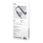 USB Hub 4in1 Hub Baseus UltraJoy USB-C do USB 3.0 (space grey)