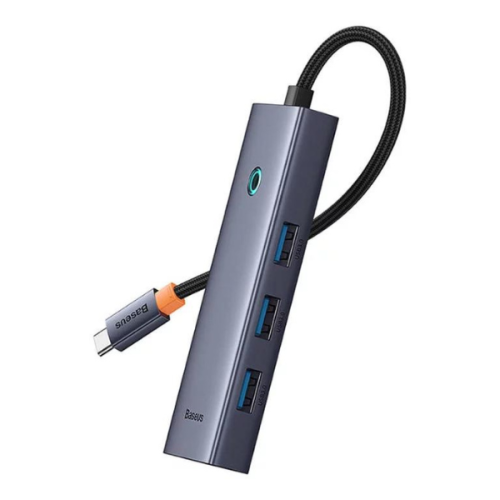 USB Hub Baseus UltraJoy Hub 5in1 5-Port (1xHDMI 4K@30Hz + 4xUSB 3.0) grey