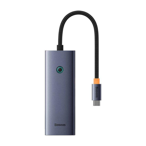 USB Hub Baseus UltraJoy Hub 5in1 5-Port (1xHDMI 4K@30Hz + 4xUSB 3.0) grey