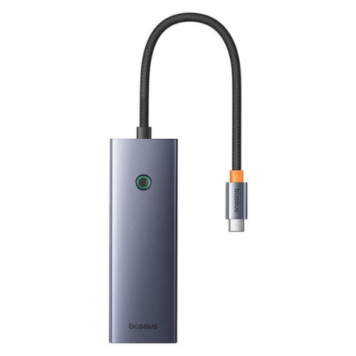 USB Hub Baseus Hub 7in1 UltraJoy, USB-C - HDMI, 3xUSB 3.0, PD, SD/TF (grey)