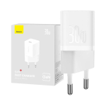 Chargeur Mini wall charger Baseus GaN5 30W (white)