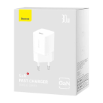 Chargeur Mini wall charger Baseus GaN5 30W (white)