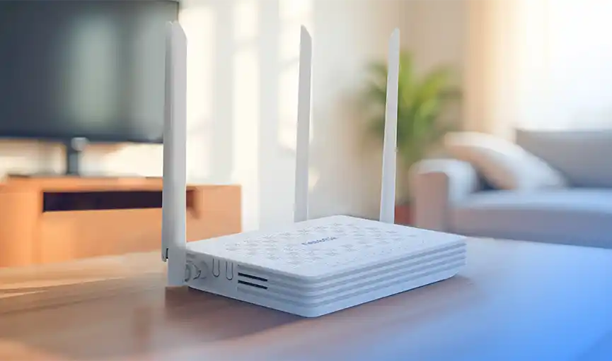 مودم روی میز