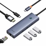 هاب 6 پورت USB-C بیسوس مدل UltraJoy Series - تصویر 2