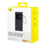 پمپ باد 50W بیسوس مدل Super Mini Pro Wireless 4000mAh - تصویر 5