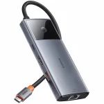 هاب 6 پورت USB-C بیسوس مدل Metal Gleam II