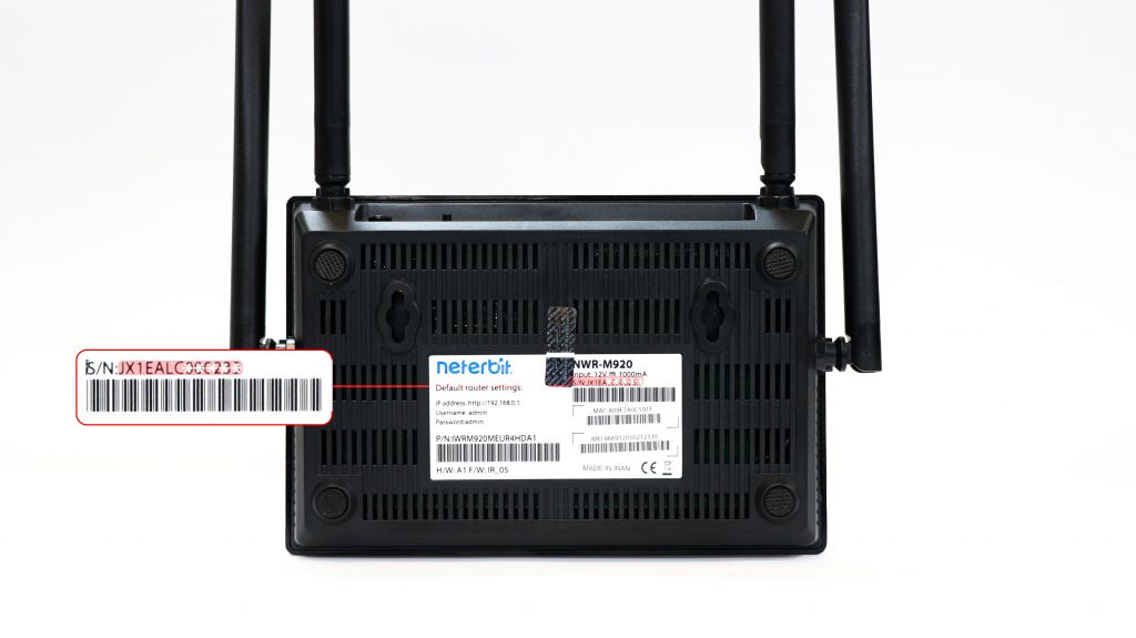 شماره سریال روی بدنه محصولات